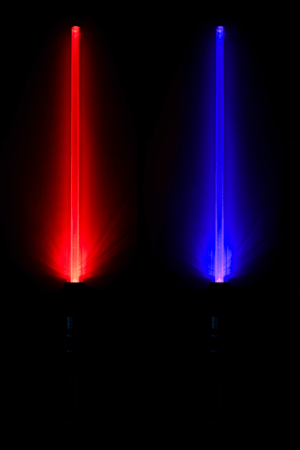 2x Lightsaber 2.0 Star Wars Licht Space Licht Zwaard Kunststof 66 cm