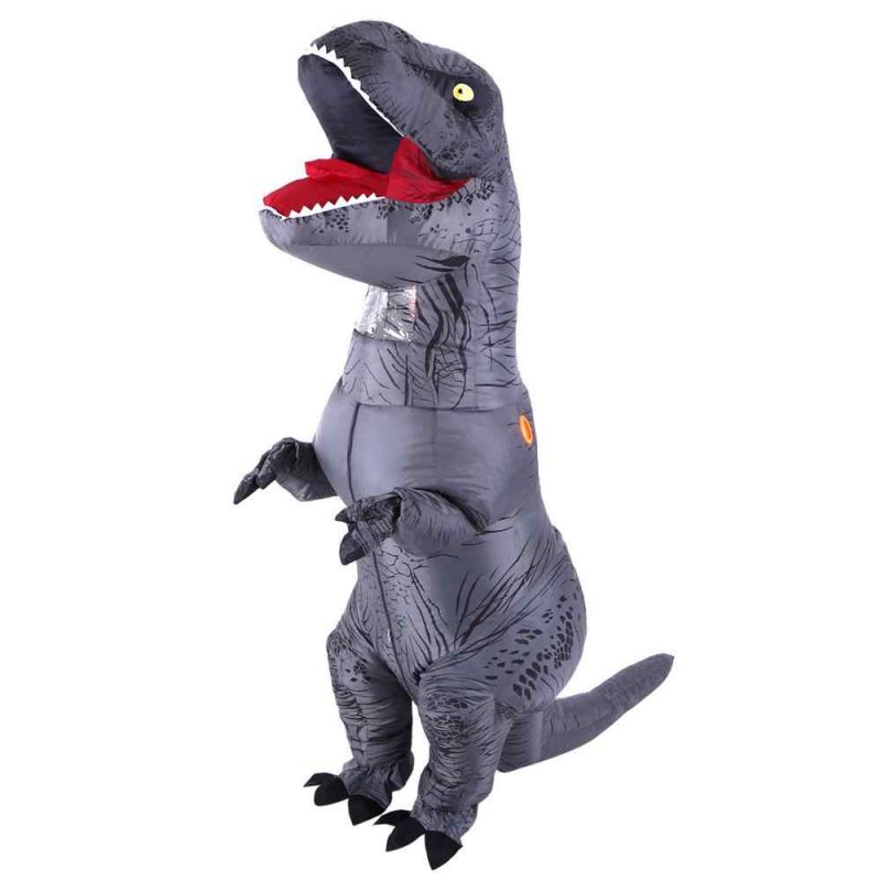 Opblaasbaar T-rex kostuum dino pak skelet Jurassic World™
