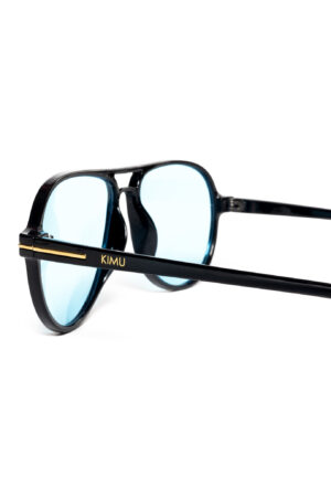 Aviator Zonnebril Pilotenbril Influencer Blauw Zwart Hollywood Retro 2