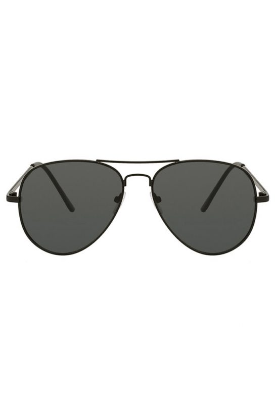 Aviator zonnebril zwart pilotenbril retro