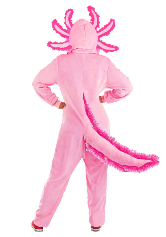 Axolotl Onesie Kinderen Salamander Pak Roze Vis Kostuum Pyjama