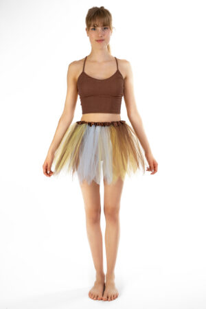 Beige Bruin Tutu Rokje Hert Petticoat Bos Elfje Tule Rok Kinderen Volwassenen 1