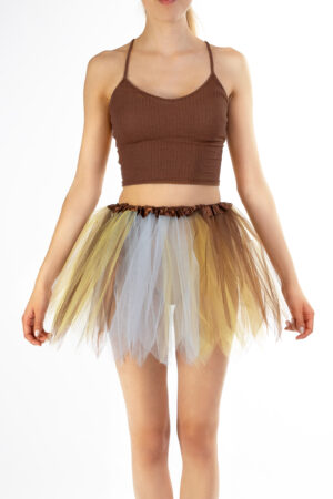 Beige Bruin Tutu Rokje Hert Petticoat Bos Elfje Tule Rok Kinderen Volwassenen