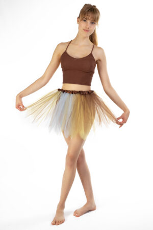 Beige Bruin Tutu Rokje Hert Petticoat Bos Elfje Tule Rok Kinderen Volwassenen 2