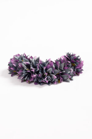 Bloemenkrans haar dahlia paars bloemen haarband boho