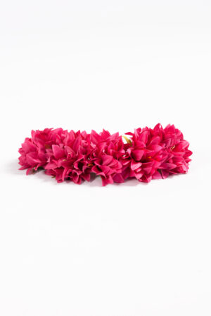 Bloemenkrans haar dahlia roze bloemen haarband hawaii