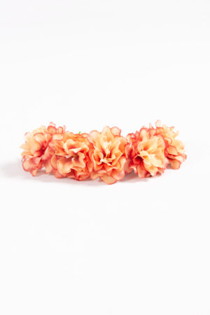 Bloemenkrans haar hawaii oranje bloemen haarband