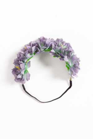 Bloemenkrans haar hawaii paars bloemen haarband