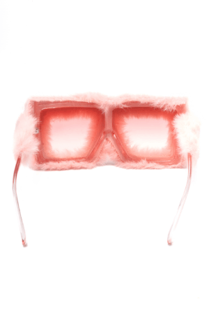 Bont Vierkant Zonnebril Lichtroze Zacht Cupido Flamingo 1