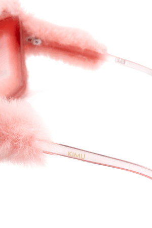 Bont Vierkant Zonnebril Lichtroze Zacht Cupido Flamingo 2