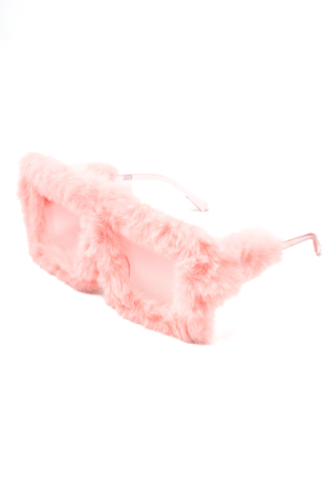 Bont Vierkant Zonnebril Lichtroze Zacht Cupido Flamingo