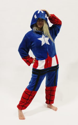 Captain America onesie