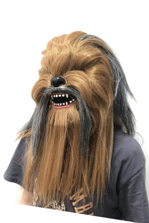 Chewbacca masker Star Wars pruik kostuum