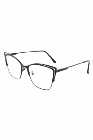 Computerbril Cat Eye Zwart Blauw Lichtfilter Beeldscherm Filter