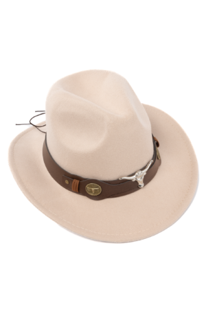 Cowboyhoed Beige Wolvilt Stier Cowboy Western Hoed Festival 3