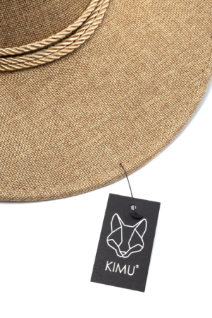 Cowboyhoed Bruin Flax Cowboy Western Hoed Linnen Vlasvezel 2