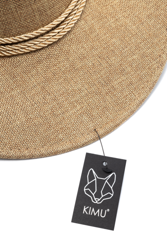 Cowboyhoed Bruin Flax Cowboy Western Hoed Linnen Vlasvezel 2
