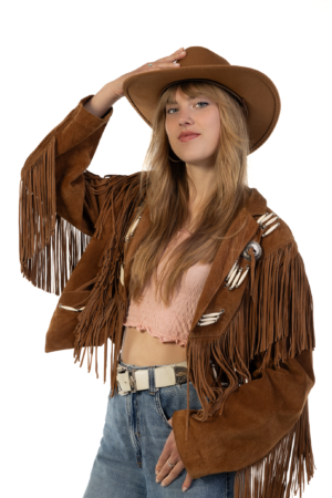 Cowboyhoed Bruin Suede Cowboy Western Hoed Bruine Band 4