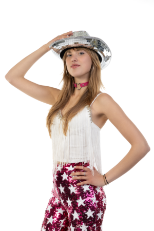 Cowboyhoed Disco Bal Spiegels Cowboy Hoed Western Toppers 4