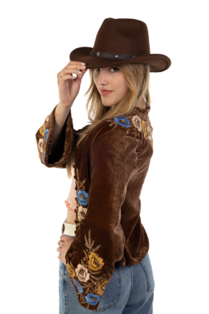 Cowboyhoed Donkerbruin Wolvilt Ster Cowboy Western Hoed Festival 5