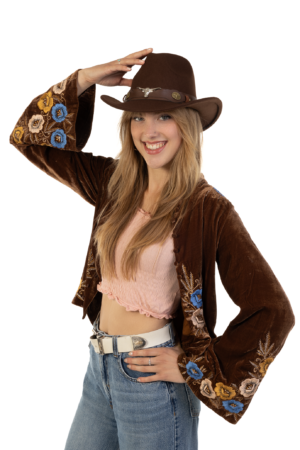 Cowboyhoed Donkerbruin Wolvilt Stier Cowboy Western Hoed Festival 7