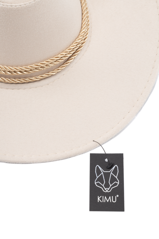 Cowboyhoed Gebroken Wit Suede Cowboy Western Hoed 2