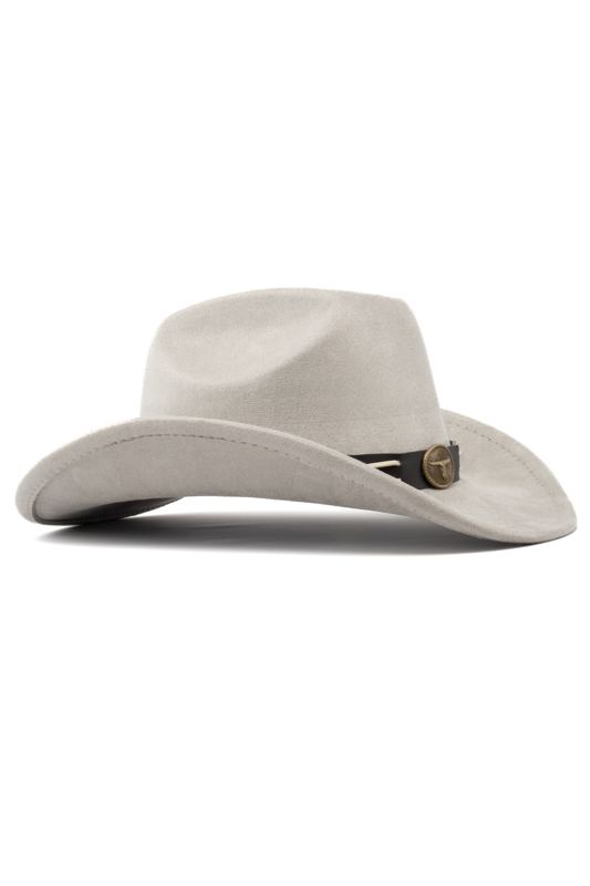 Cowboyhoed Grijs Gevlochten Band Cowboy Western Hoed Touw