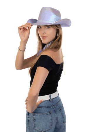 Cowboyhoed Iridescent Paars Cowboy Western Hoed Regenboog 4.png Cowboyhoed Iridescent Paars Cowboy Western Hoed Regenboog 6