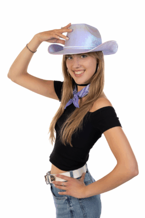Cowboyhoed Iridescent Paars Cowboy Western Hoed Regenboog 4.png Cowboyhoed Iridescent Paars Cowboy Western Hoed Regenboog 8