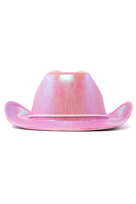 Cowboyhoed Iridescent Roze Cowboy Western Hoed Regenboog 1