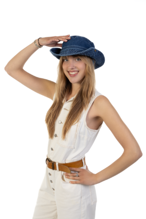 Cowboyhoed Jeans Donkerblauw Cowboy Western Spijkerbroek Denim Hoed 3