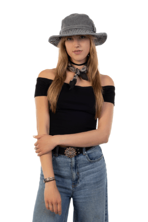 Cowboyhoed Jeans Grijs Cowboy Western Spijkerbroek Denim Hoed 4