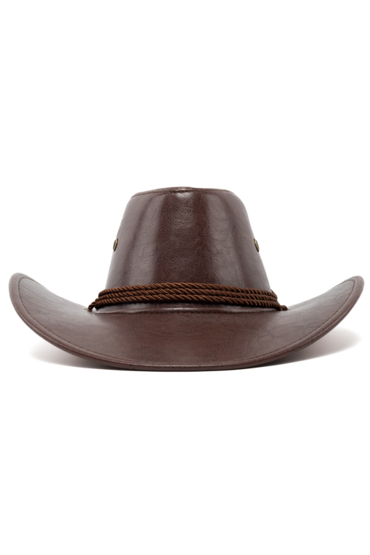 Cowboyhoed Leer Lak Bruin Cowboy Western Leren Hoed 1