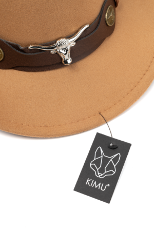 Cowboyhoed Lichtbruin Wolvilt Stier Cowboy Western Hoed Festival 2