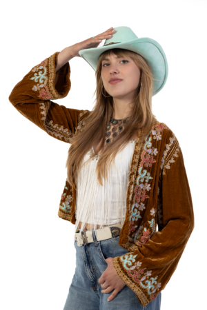 Cowboyhoed Mintgroen Gevlochten Band Cowboy Western Hoed Touw 4