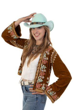 Cowboyhoed Mintgroen Gevlochten Band Cowboy Western Hoed Touw 7