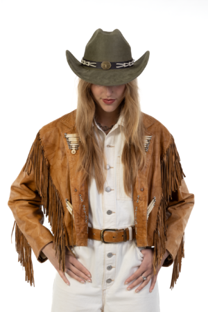 Cowboyhoed Mosgroen Gevlochten Band Cowboy Western Hoed Touw 6