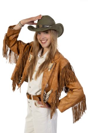 Cowboyhoed Mosgroen Gevlochten Band Cowboy Western Hoed Touw 7