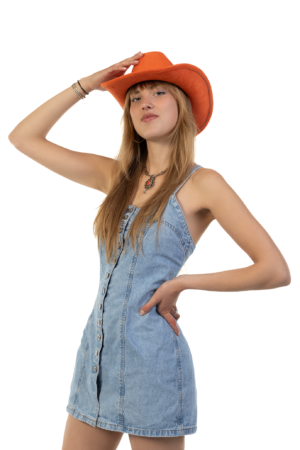 Cowboyhoed Oranje Gevlochten Band Cowboy Western Hoed Touw 4