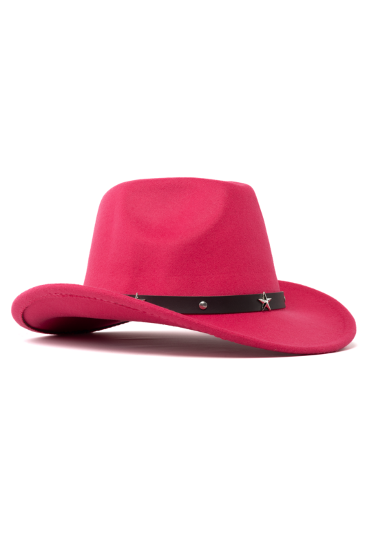 Cowboyhoed Oudroze Wolvilt Ster Cowboy Western Hoed Festival