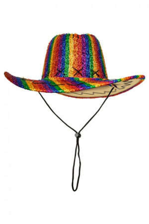 Cowboyhoed Regenboog Glitter Cowboy Western Pride