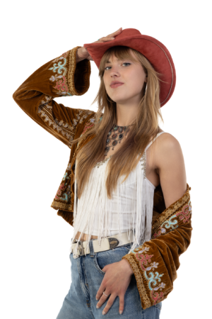 Cowboyhoed Rood Gevlochten Band Cowboy Western Hoed Touw 4
