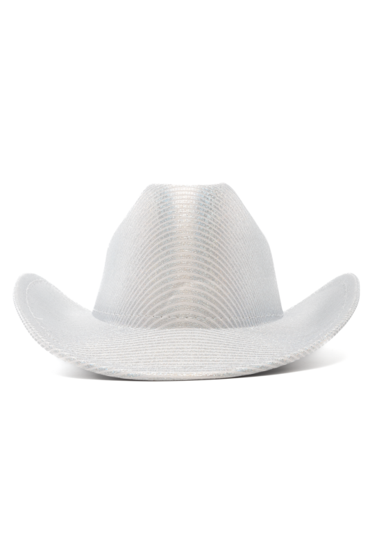 Cowboyhoed Strepen Zilver Cowboy Western Hoed 1