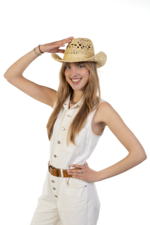 Cowboyhoed Stro Beige Cowboy Western Hoed Riet 7