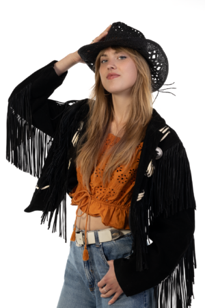 Cowboyhoed Stro Zwart Cowboy Western Hoed Riet 4