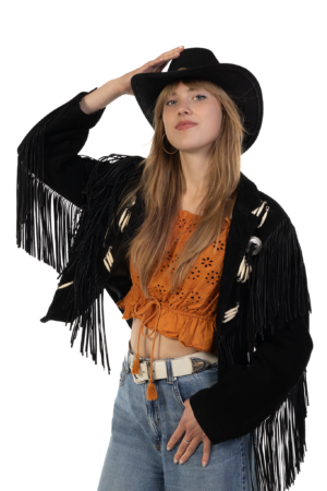 Cowboyhoed Zwart Gevlochten Band Cowboy Western Hoed Touw 4