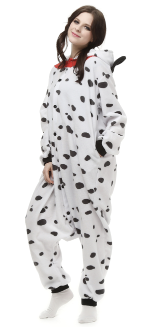 Dalmatier onesie hond wit zwarte vlekken