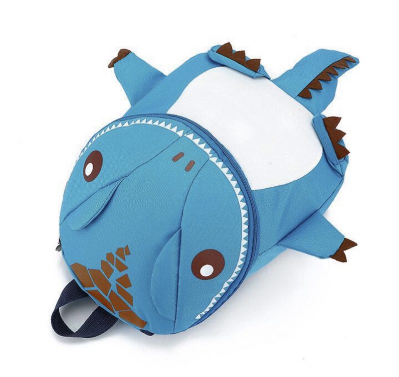 Dino rugtas monster rugzak blauw
