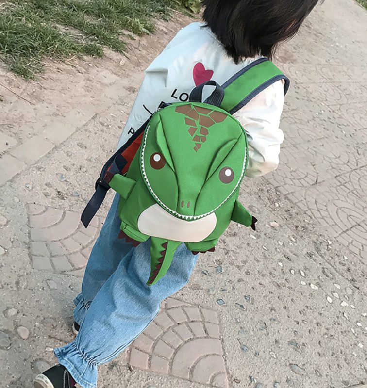 Dino rugtas monster rugzak groen