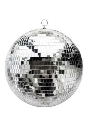 Discobal 30 cm Spiegelbol Discobol Spiegeltjes Disco Zilver